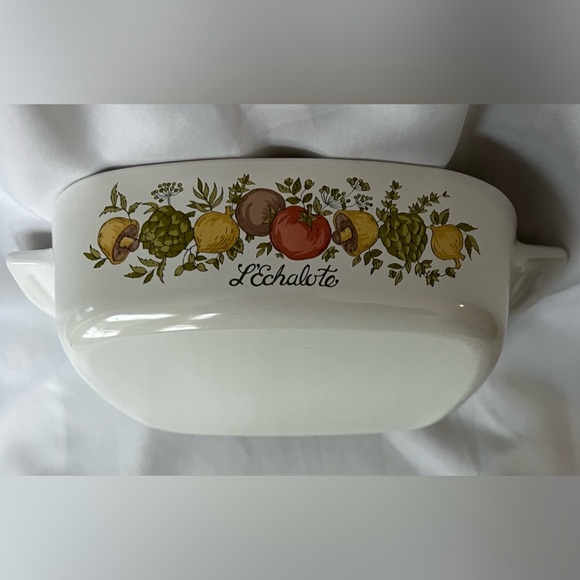 Corningware Vintage Spice of Life L’Echalote 1 Liter Casserole A-1-B Square Lid - Picture 12 of 14